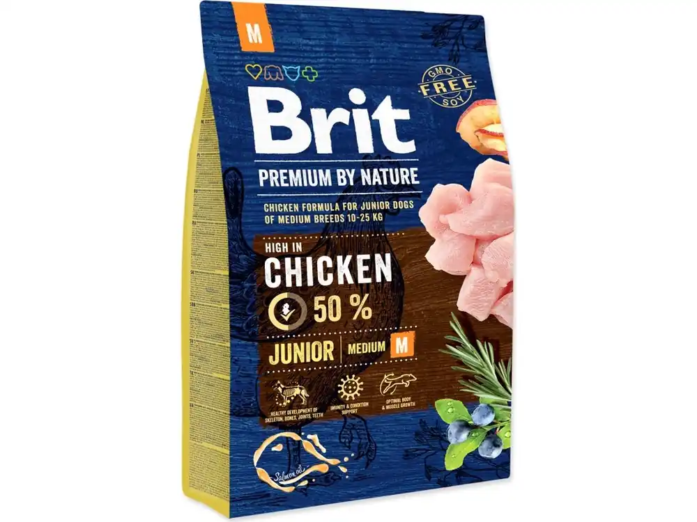 Brit Premium pro štěňata střední rasy 3kg Vysoce Kvalitní