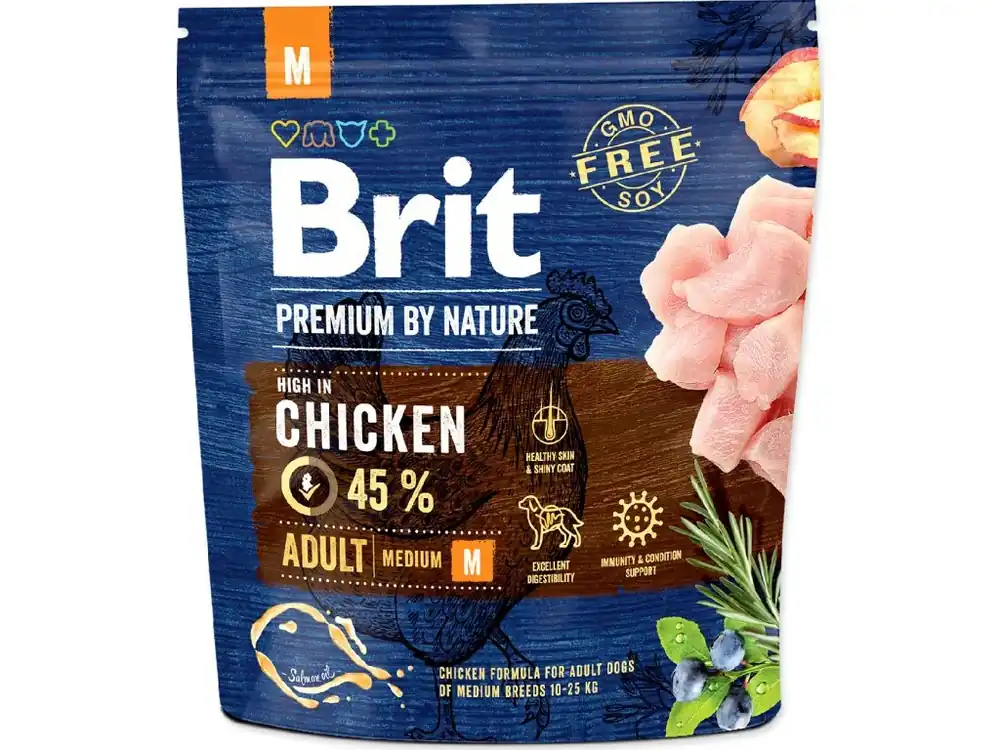 Brit Premium pro dospělé střední psy 1kg Rychlé Dodání