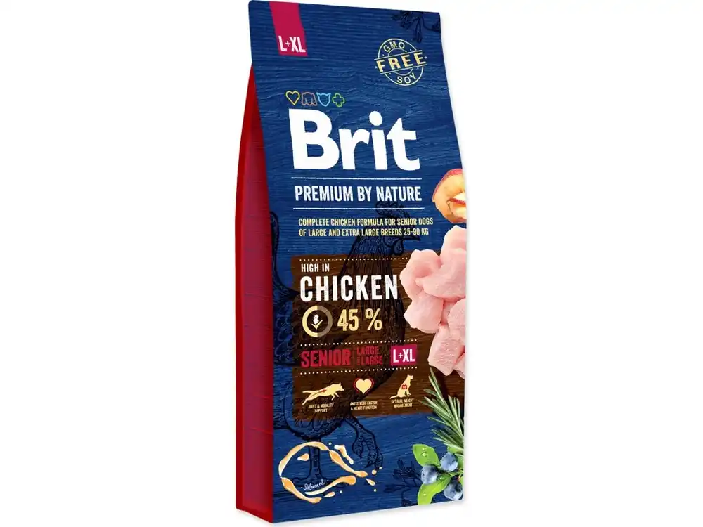 Super Cena Brit Premium pro starší velké psy 15kg