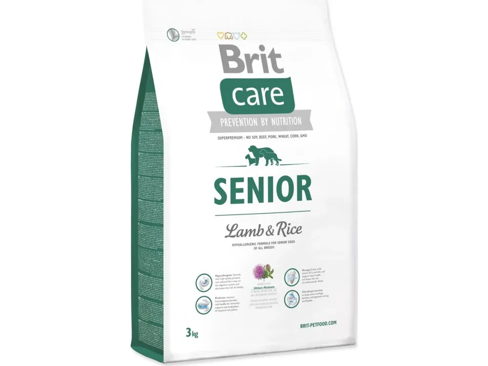 Ihned K Objednání Brit Care Dog Senior Lamb & Rice 3 kg