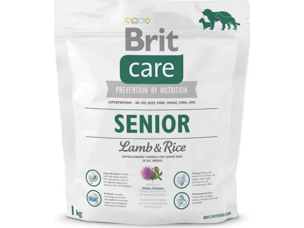 Brit Care Dog Senior Lamb & Rice 1 kg Aktuální