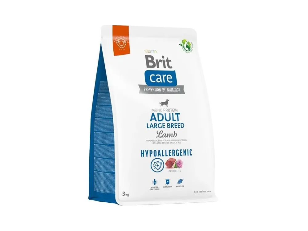 Brit Care Dog Hypoallergenic Adult Large Breed Lamb 3kg Vrácení Zdarma