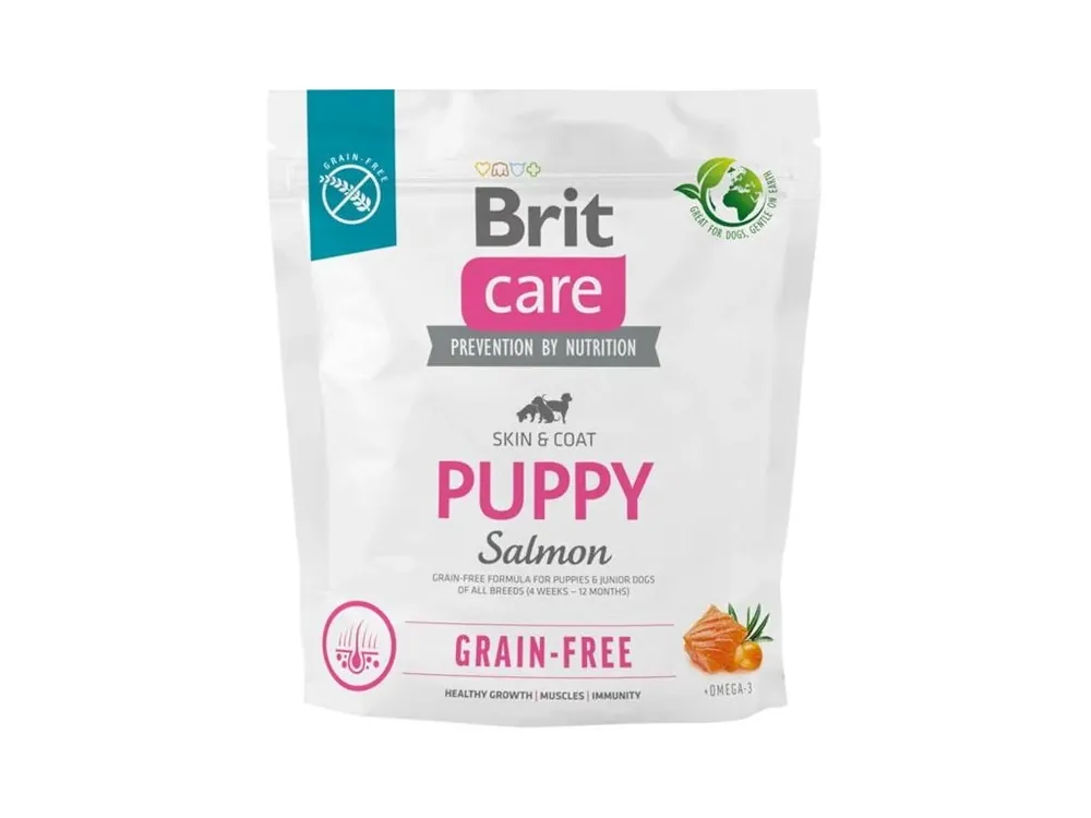 Výprodej Brit Care Dog Grain-free Puppy Salmon 1kg