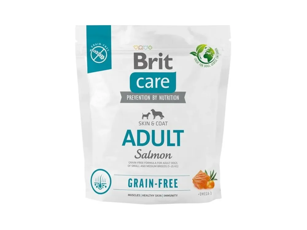 Časově Omezené Brit Care Dog Grain-free Adult Salmon 1kg