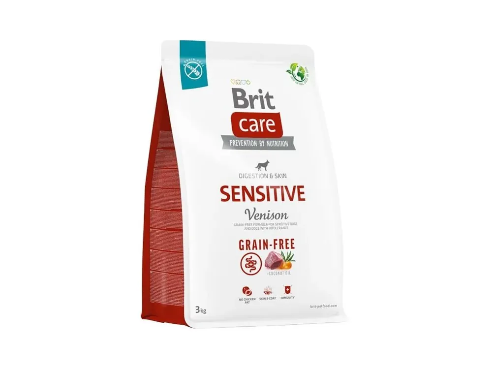 Brit Care Dog Grain-free Sensitive Venison 3kg Zlevněný