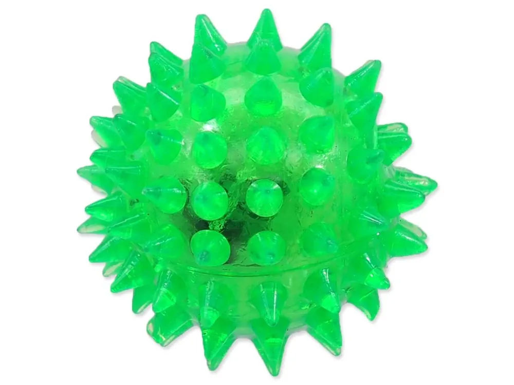 Sezónní Sleva Hračka Dog Fantasy míček LED zelený 5cm