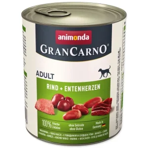 Zlevněný Konzerva Animonda Gran Carno Adult hovězí a kachní srdce 800g