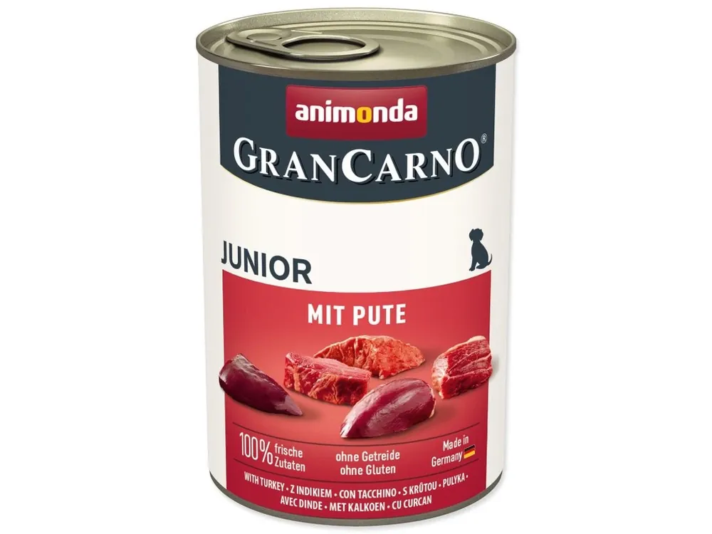 Zlevněný Konzerva Animonda Gran Carno Junior s krůtím 400g