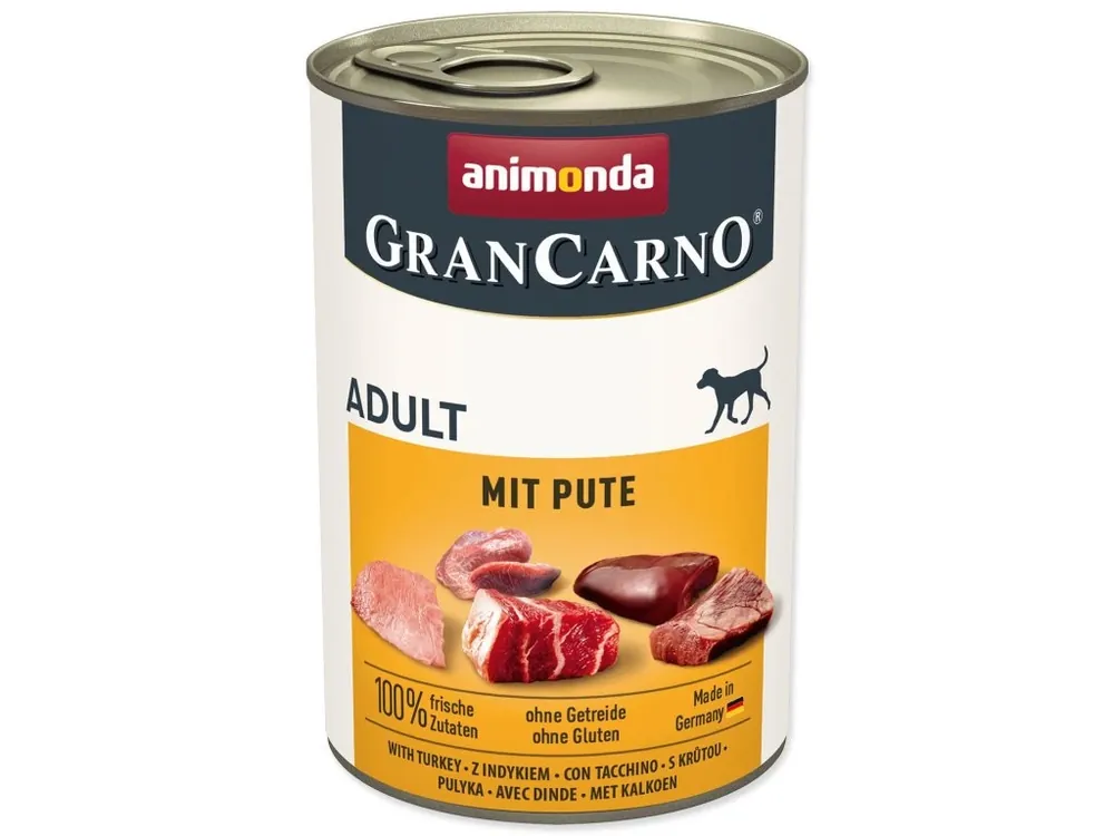 Konzerva Animonda GranCarno Adult s krůtím 400g Aktuální