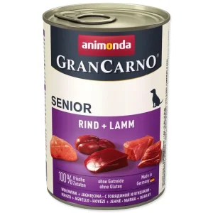 Výhodná Nabídka Konzerva Animonda Gran Carno Senior hovězí a jehně 400g
