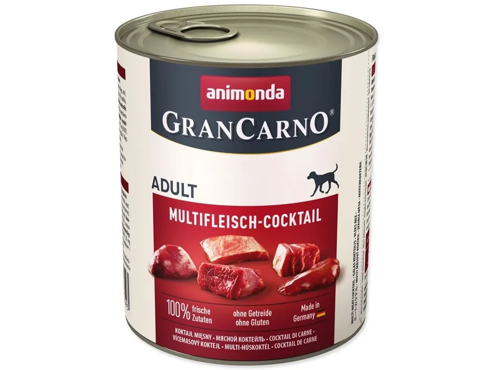 Vysoce Kvalitní Konzerva Animonda Gran Carno Adult masová směs 800g