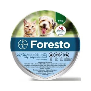 Foresto 1,25g+0,56g obojek pro kočky a psy do 8kg obojek 1ks 38 cm Nakupujte Hned