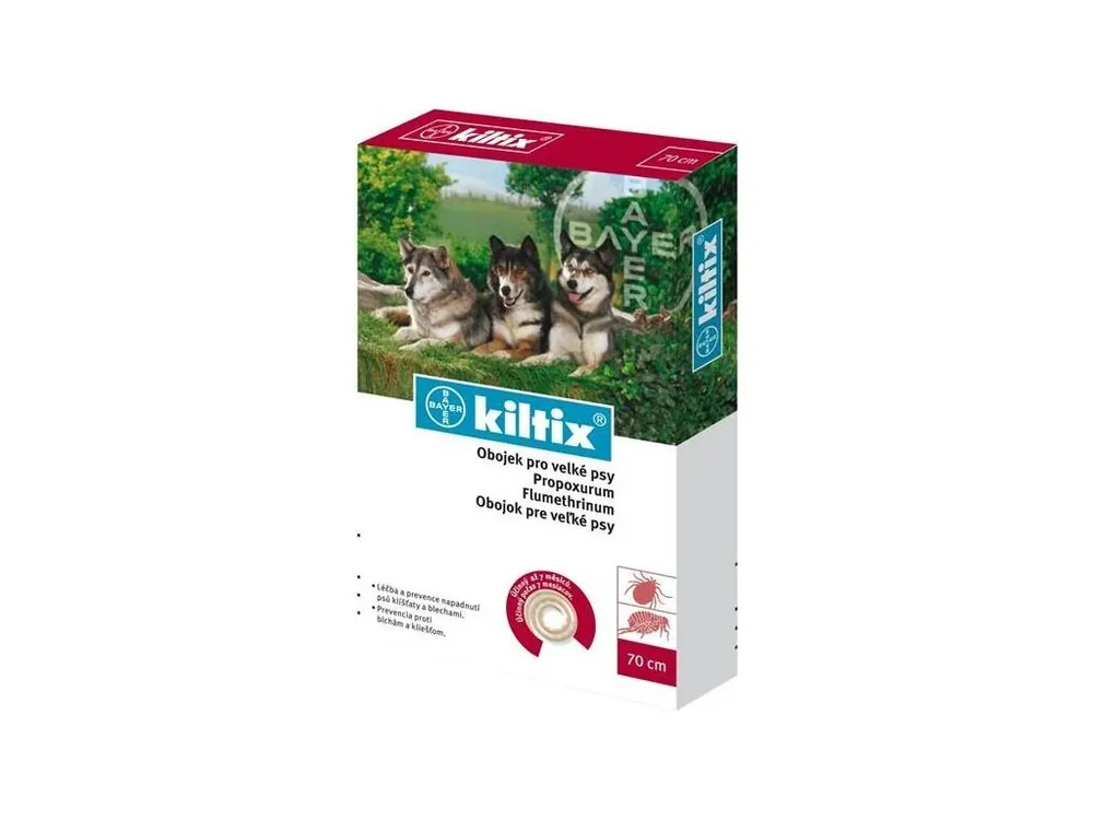 Obojek BAYER KILTIX antiparazitní 70 cm 1ks Vrácení Zdarma