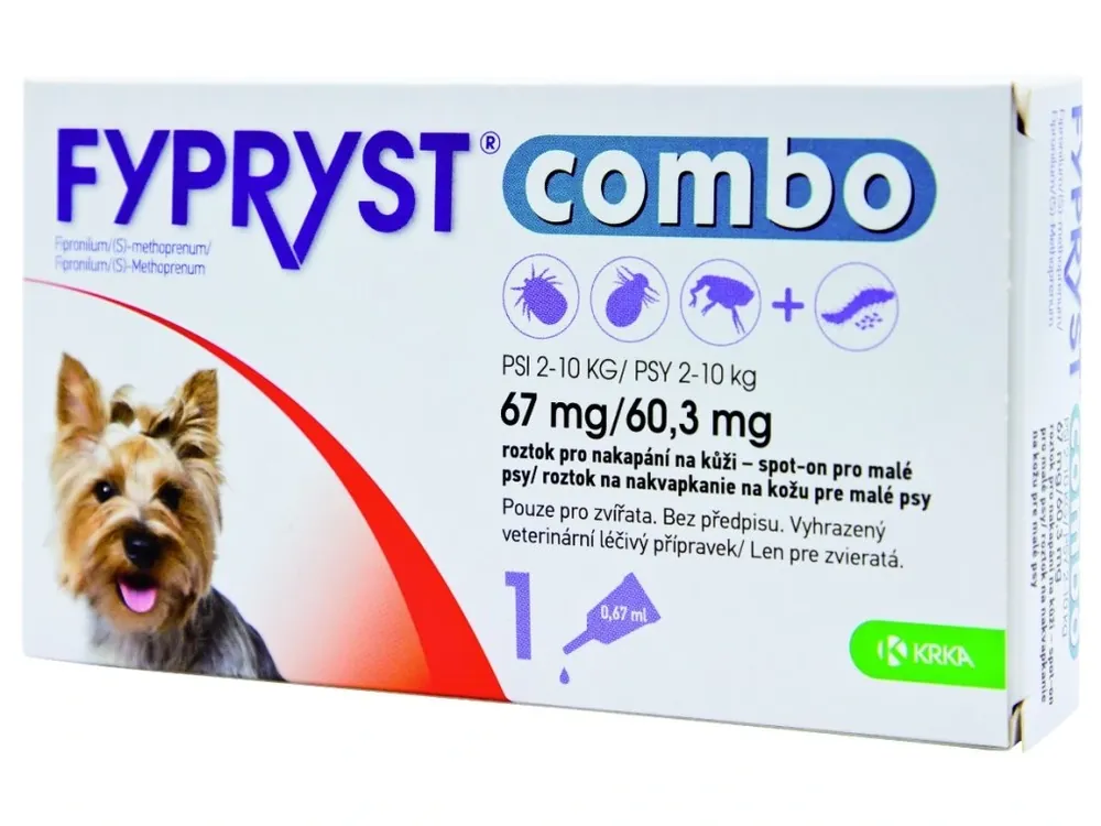 Cenově Výhodný Fypryst Combo spot-on dog S 2-10kg 1ks