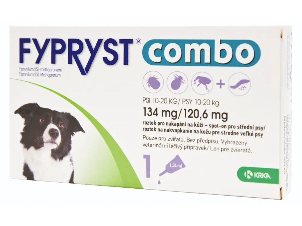 Fypryst Combo spot-on dog M 10-20kg 1ks Kup Teď