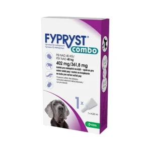 Fypryst Combo spot on 402/361,8mg a.u.v. sol 1x4,02mg XL nad 40kg Víkendová Akce