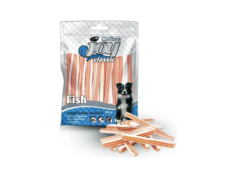 Tovární Cena Calibra Dog Joy Classic Fish&Chicken Sandwich 250 g