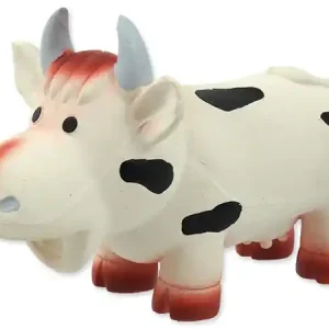 Hračka DOG FANTASY Latex kráva se zvukem 18 cm Časově Omezené