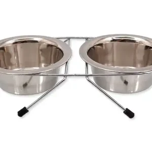 Akční Cena Stojánek DOG FANTASY nerezová souprava