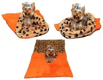 Spací pytel 3v1 oranžová/světlé tlapky Kup Teď