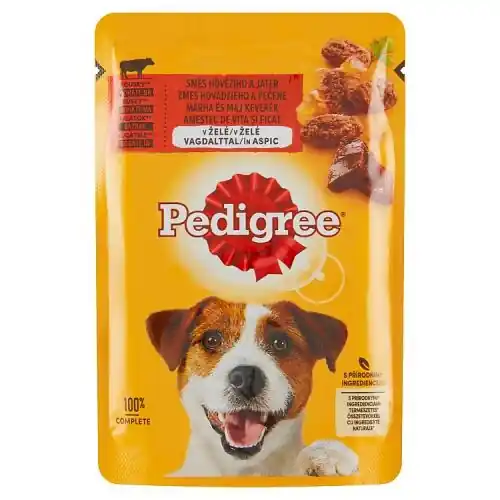 Koupit Online Kapsička Pedigree Adult hovězí v želé 100g