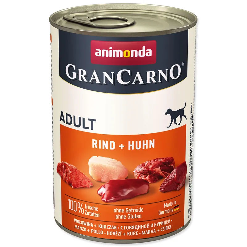 Konzerva Animonda Gran Carno Adult hovězí a kuře Nová Kolekce