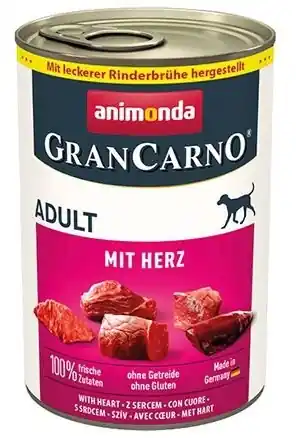 Bezpečná Platba Konzerva Animonda Gran Carno Adult se srdcem
