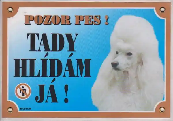 Tabulka Pudl bílý Dokud Zásoby Vydrží