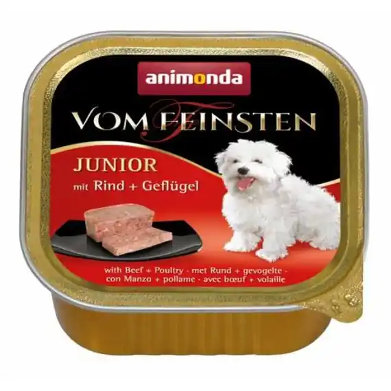 ANIMONDA paštika JUNIOR - hovězí, drůbeží 150g Speciální Cena