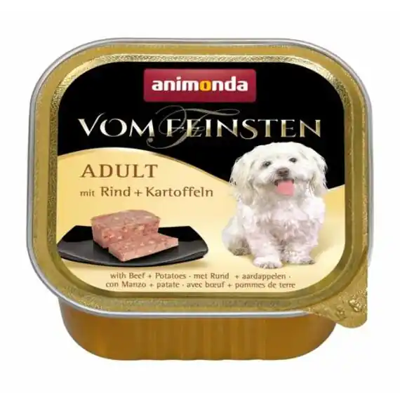 Výhodná Nabídka ANIMONDA paštika ADULT - hovězí, brambory pro psy 150g
