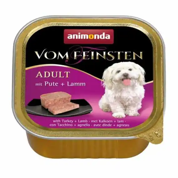 Cenově Výhodný ANIMONDA paštika ADULT - krůta, jehněčí pro psy 150g