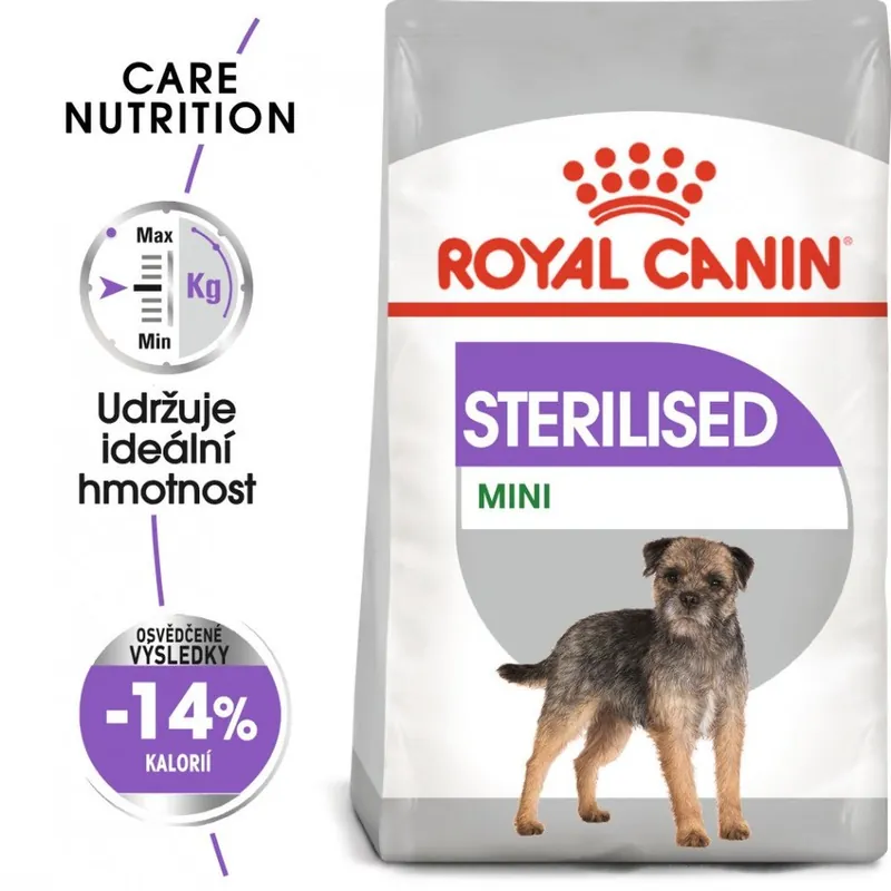 Autentický ROYAL CANIN Mini sterilised 3 kg granule pro kastrované malé psy