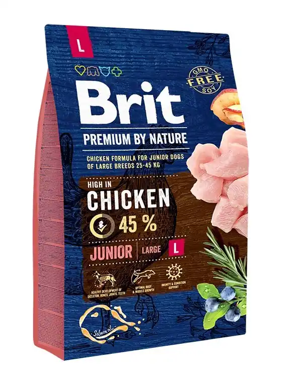 BRIT Premium By Nature Junior Large L 3 kg Zlevněný