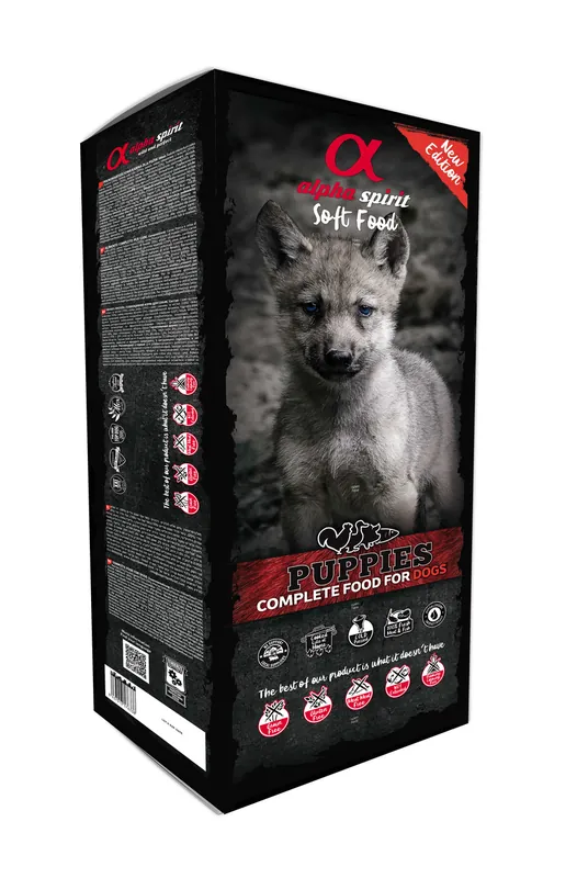 Levný ALPHA SPIRIT Puppies 9 kg poloměkké krmivo pro štěňata