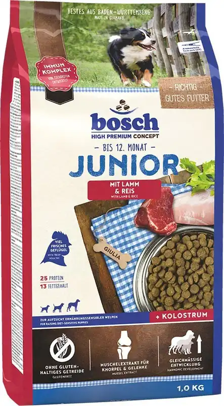 Expresní Doručení BOSCH Junior lamb & rice 1 kg