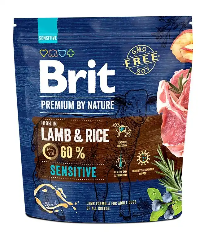 BRIT Premium By Nature Sensitive Lamb 1 kg Akční Cena