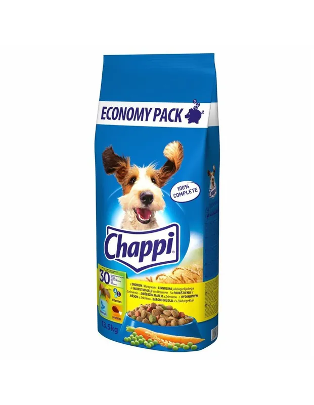 Autentický Chappi drůběž, zelenina 13.5Kg