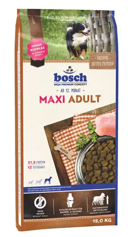 Koupit Online BOSCH Maxi adult 15 kg