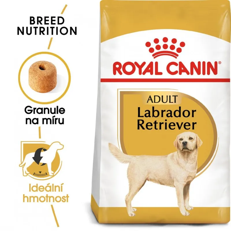 Nejlepší Cena ROYAL CANIN Labrador Adult 12kg granule pro dospělé psy plemene labradorský retrívr nad 15 měsíců