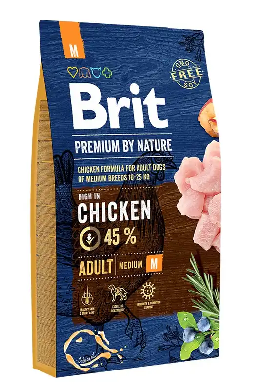BRIT Premium By Nature Adult Medium M 8 kg Finální Výprodej