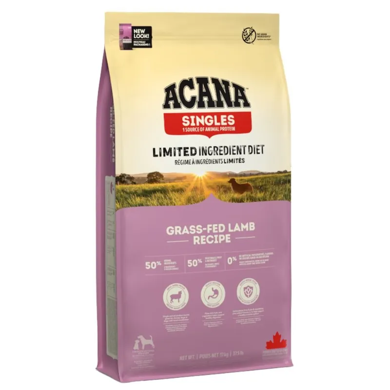 ACANA Dog Singles Grass-fed Lamb 17 kg Vysoce Kvalitní