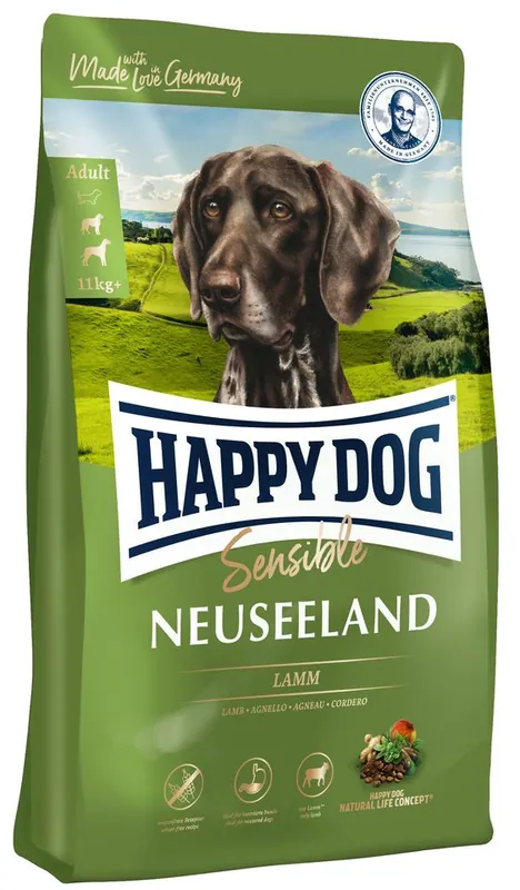 Dokud Zásoby Vydrží HAPPY DOG Supreme Sensible Neuseeland 4 kg