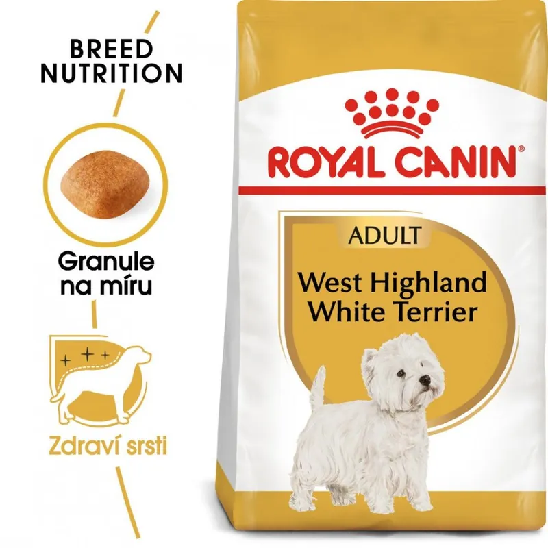 ROYAL CANIN Westie Adult 500g granule pro dospělého westíka Oblíbený