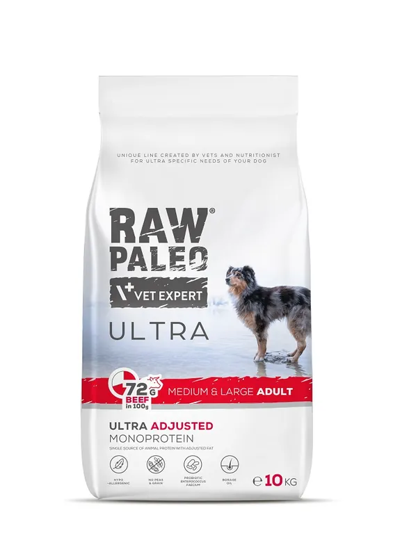RAW PALEO Ultra Beef Medium&Large Adult 10kg Must-Have