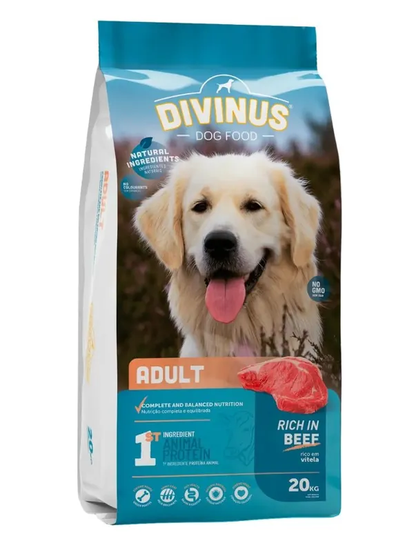 DIVINUS Dog Adult 20 kg granule pro dospělé psy Vrácení Zdarma