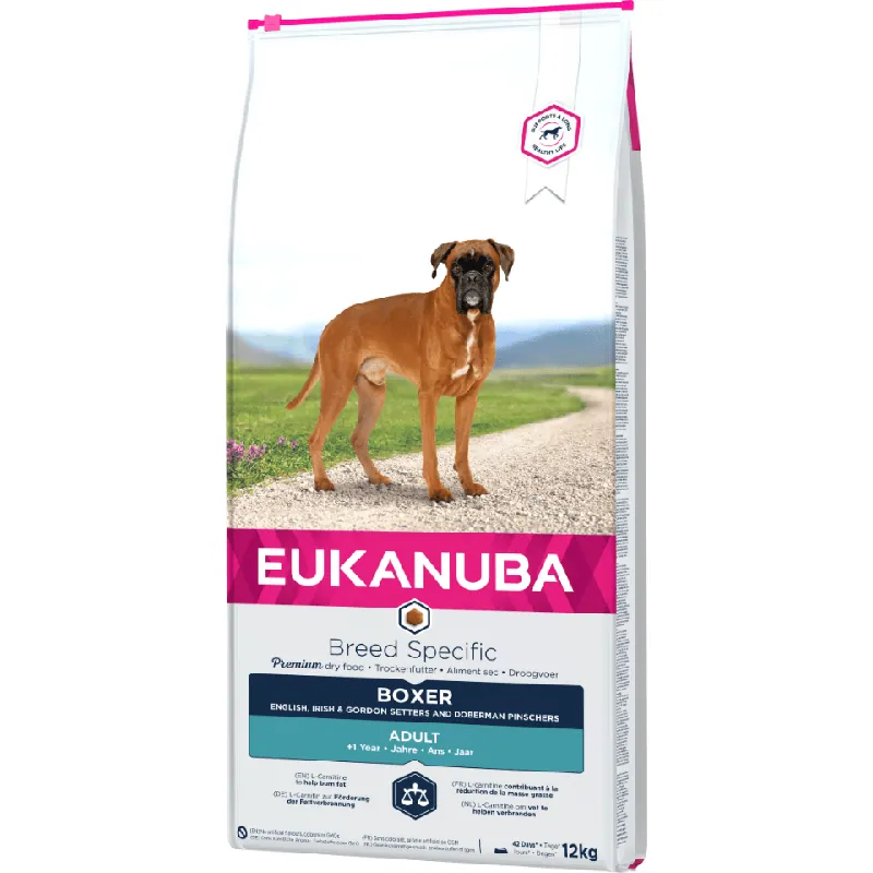 EUKANUBA Adult Breeds Specific Boxer Chicken 12 kg Hit Sezóny