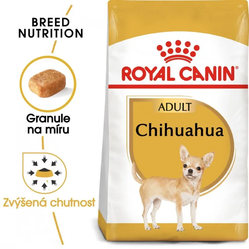 ROYAL CANIN Chihuahua Adult 1.5 kg granule pro dospělou čivavu Aktuální