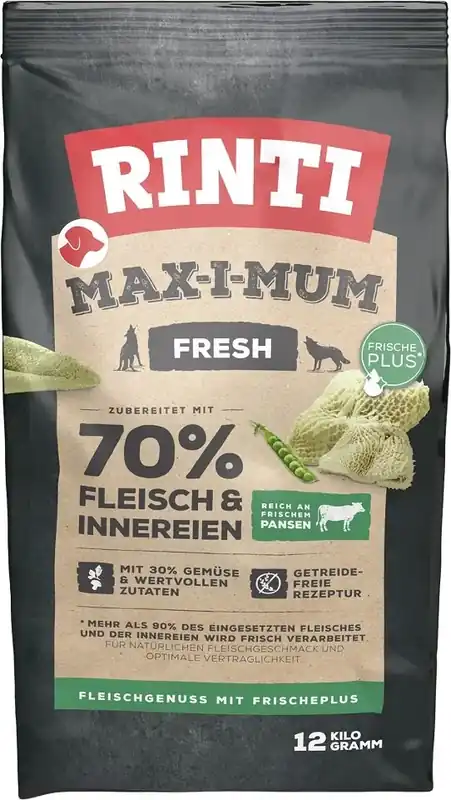 Aktuální RINTI MAX-I-MUM s bachorem 12 kg