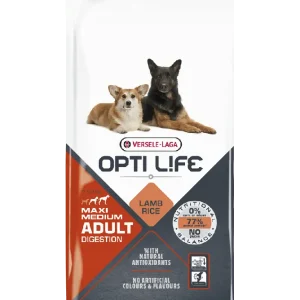VERSELE-LAGA Adult Digestion Medium & Maxi pro střední a velké rasy - Lamb&Rice 12,5 kg Ihned K Objednání