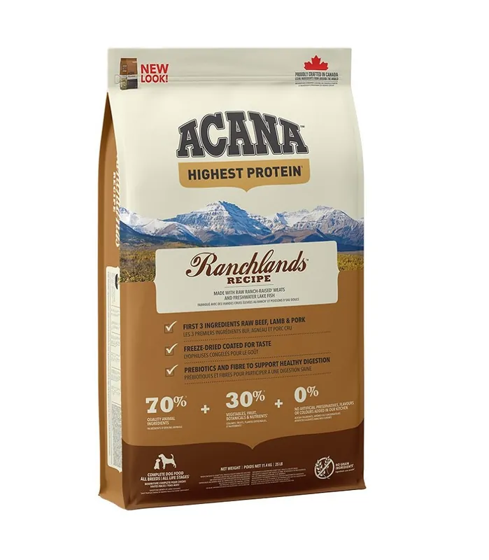 ACANA Ranchlands Dog 11,4 kg Nakupujte Hned